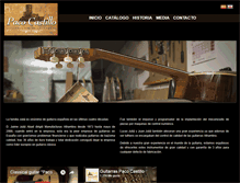 Tablet Screenshot of guitarraspacocastillo.com